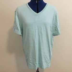 J Crew Mercantile Broken In Knit Goods Large Teal Tee